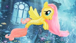 MERMAID FLUTTERSHY My Little Pony the Movie Sea Pony Fluttershy Review  MLP Fever [upl. by Garfield]