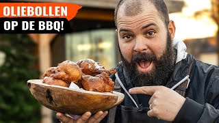 Oliebollen bakken op de BBQ Kan dat  BBQ Recept [upl. by Othilie806]