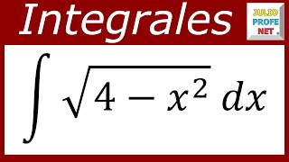 Integrales por sustitución trigonométrica  Ej 1 [upl. by Acireed]