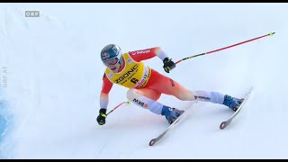 Marco Odermatt Abfahrt Bormio 2023 ORF [upl. by Enala423]