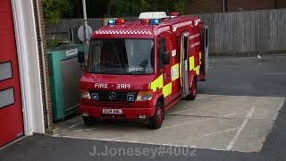 Oxfordshire Fire amp Rescue Service  Slade Park  Retro ICU Two Tones amp Lights On Demo Response [upl. by Onitnevuj769]