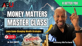 Money Matters  Part One  Wealth Building with Dr Anthony McFarland [upl. by Akimot]