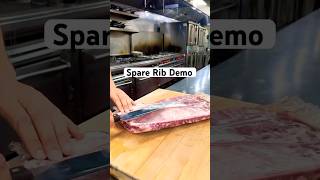 Chef discusses the spare rib bbq pork meat spareribs pitmaster texasfood [upl. by Anileba841]