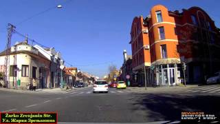 Driving through Pančevo Serbia from south to north Timelapse 2x [upl. by Hcab]