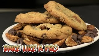 Pecan Chocolate Chip Cookies Recipe [upl. by Tlaw]