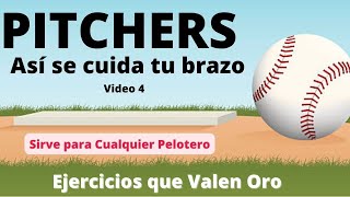 ✅ Ejercicios para PITCHERS  Rutina con Ligas o bandas elásticas [upl. by Koralle615]