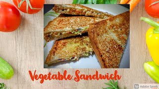 Veg Grilled Sandwich Recipe  Best Grilled Sandwich  Veg Sandwich  5 min Snacks  Maggies Magic [upl. by Nagiam]