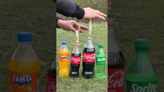 Mentos vs Big and Small Coke Who will win experiment soda [upl. by Luanne]