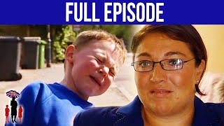 Supernanny helps single Mom of 3 cope with aggressive kids  FULL EPISODE  The Howat Family [upl. by Oiramej]