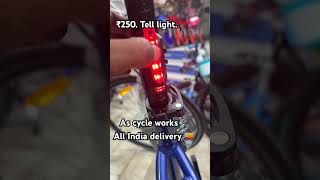 ₹250CYCLE tail light trending viral 👍 [upl. by Valtin771]