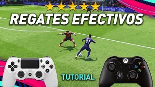 Los REGATES MÁS EFECTIVOS de FIFA 19  TUTORIAL [upl. by Flan938]