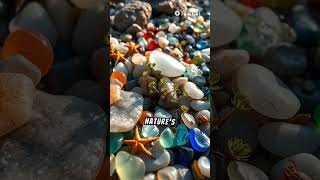 A Beach Made of Glass Welcome to Glass Beach 🏖️ trending travel shortvideo facts viralvideo [upl. by Eibocaj]