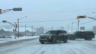 SNOW STORM  MONCTON NEW BRUNSWICK CANADA [upl. by Annabelle]