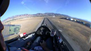 Full Flap Glider Landing Logan UT [upl. by Nyleimaj]