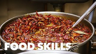 How to Eat Sichuan Hot Pot  Food Skills [upl. by Fernando]