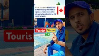 Canada Tourist Visa OR Visitor Visa  🇨🇦🍁shorts youtubeshorts [upl. by Boaten]