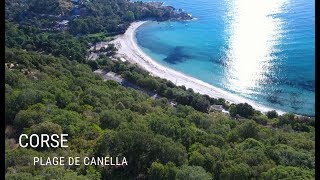 Corse  Corsica  Plage de Canella 4K DJI Phantom 4 [upl. by Kannry]