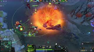 Pugna Down The Drain Match MVP Gameplay as Hard Support  Dota 2 [upl. by Nayrb]