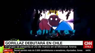 CNN El debut de Gorillaz en Chile [upl. by Herby]