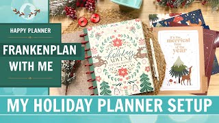 Holiday Planner Setup  Woodland Seasons Christmas  Frankenplanning My Happy Planner [upl. by Attekram164]