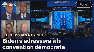 Panel américain  début de la convention démocrate à Chicago [upl. by Don]