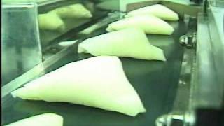 サモサ成形機 Samosa Making Machine SAM25HT [upl. by Enitsirk]