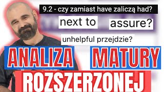 Analiza matury rozszerzonej z angielskiego  Bonus Serii Maturalnej 24 [upl. by Gnilrad884]