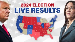 LIVE 2024 Election Results Trump vs Harris Senate House [upl. by Aivalf]