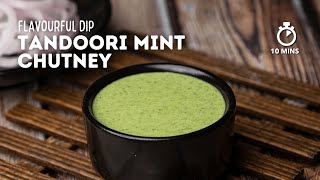 Tandoori Mint Chutney  Mint Dip for Tandoori Chicken  Mint Chutney  Cookd [upl. by Adeline400]