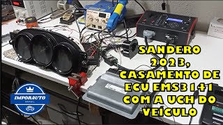 SANDERO 2023 CASAMENTO DE ECU EMS3141 COM A UCHBCM DO VEÍCULO [upl. by Kolodgie56]