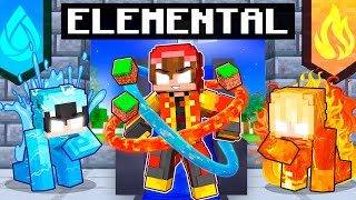 Convertí a Mis Amigos en ELEMENTALES en Minecraft [upl. by Yrrek]