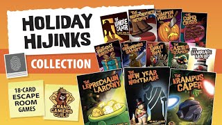 Now on Kickstarter Holiday Hijinks Master Detective Collection [upl. by Nylirak571]