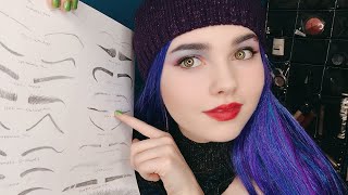 ASMR Eyebrow Consultation  Plucking  Personal Attention [upl. by Lynch]