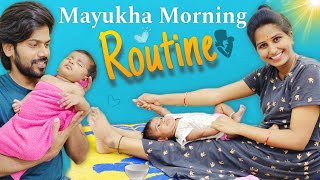 Mayukha Morning ROUTINE😍  Bava Mardal  Santhoshivarma  Ravivarma  Morning Vlog  Forkids [upl. by Tyika]