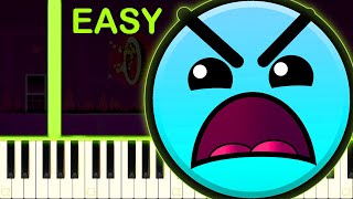 Cycles  GEOMETRY DASH LEVEL 9  EASY Piano Tutorial [upl. by Silvanus772]