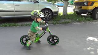 TimaKuleshov Тимур 16 years  striderbike [upl. by Aisitel620]