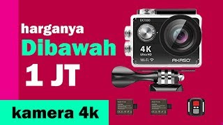 Kamera Vlog Murah 4K Dibawah 1 JUTA  AKASO Brave 4 action camera unboxing amp review [upl. by Burger905]