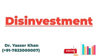 Disinvestment  Meaning Of Disinvestment  Economics  Macroeconomics  Economy  UPSC [upl. by Kitarp]