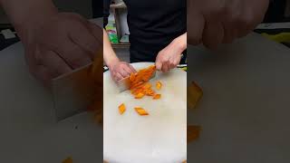 Vegetable caving in new style kitchen skills kitchen knife cutting art shortsfeed [upl. by Oriane]