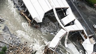 Todesangst im Tessin So schlimm waren die Unwetter in der Schweiz [upl. by Asilrac498]