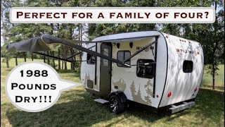 TLRV Rove Lite 14BH Travel Trailer A small camper with bunks amp a bathroom [upl. by Accire]