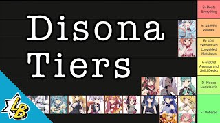 Disona Tier List Time ☆ New Queen of Wixoss Crowned [upl. by Alves454]