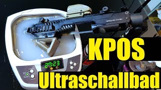 KPOS reinigen im Ultraschallbad Waffen Schreckschuss Pistole etc [upl. by Abdul83]