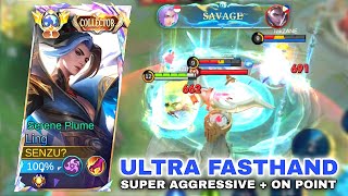 LING ULTRA FASTHAND  SAVAGE  SUPER AGGRESSIVE  ON POINT GAMEPLAY Ling Mobile Legends [upl. by Nereus]