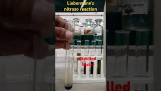 Liebermanns nitroso test for Phenol Test for Phenol class12 chemistry experiment [upl. by Elcarim]