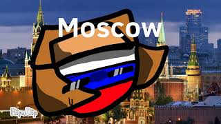 • Moskau  countryballs  ftRussia 🇷🇺  English lyrics • [upl. by Amri118]