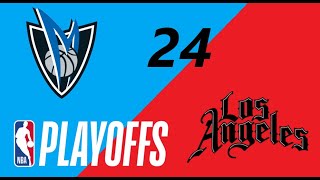 NBA2k24 Playoffs Mavericks vs Clippers Game 5 [upl. by Annaigroeg]