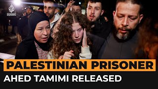 Palestinian activist Ahed Tamimi freed under IsraelHamas truce  Al Jazeera Newsfeed [upl. by Nylesaj376]