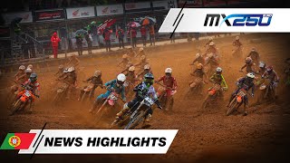 News Highlights  EMX 250  MXGP of Portugal 2024 MXGP Motocross [upl. by Suruat]