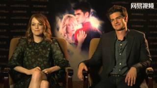 Andrew Garfield and Emma Stone China Interview 1 [upl. by Repard345]